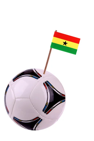 Labda, vagy a ghánai labdarúgó — Stock Fotó