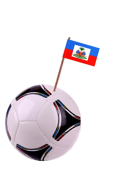 Fußball oder Fußball in Haiti — Stockfoto