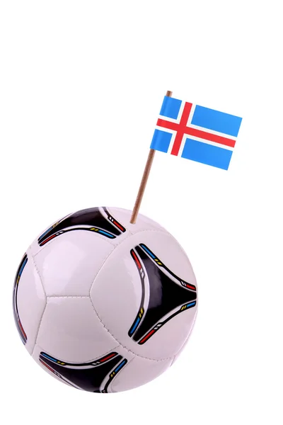 Futebol em Islândia — Fotografia de Stock