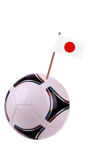 Soccerball or football in Japan — Stock Photo, Image