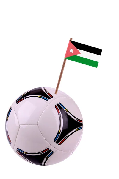 Soccerball eller fotboll i Jordanien — Stockfoto