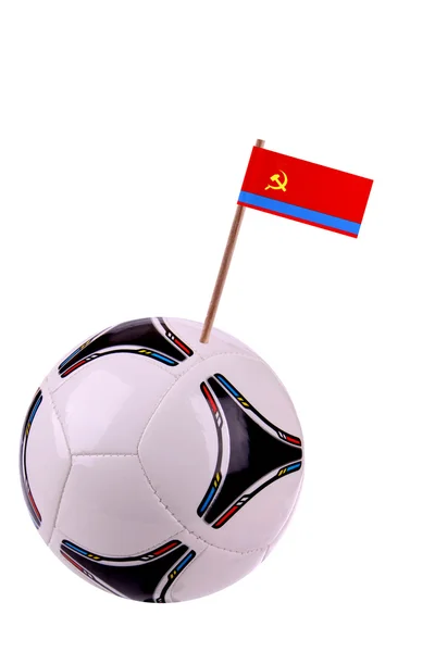 Soccerball nebo fotbalu v Kazachstánu — Stock fotografie