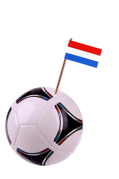 Skórzany lub piłki nożnej w Luksemburgu — Zdjęcie stockowe
