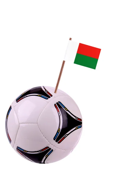 Soccerball または madagaskar のフットボール — ストック写真