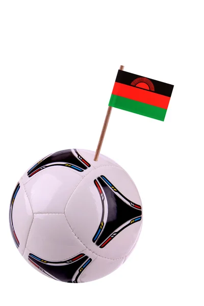 Skórzany lub piłki nożnej w malawi — Zdjęcie stockowe