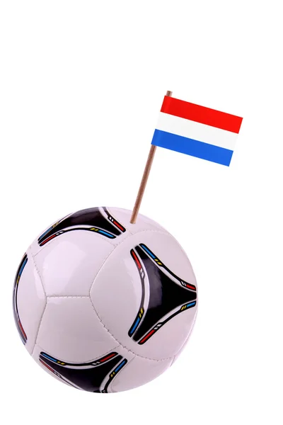 Skórzany lub piłki nożnej w Holandii — Zdjęcie stockowe