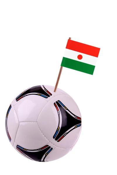 Labda, vagy a nigeri labdarúgó — Stock Fotó