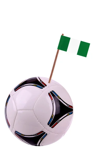 Soccerball eller fotboll i nigeria — Stockfoto
