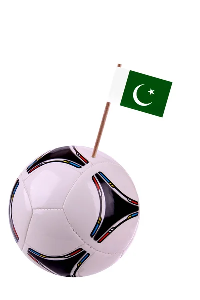 Soccerball of voetbal in pakistan — Stockfoto