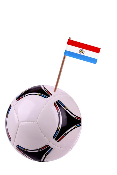Soccerball of voetbal in paraguay — Stockfoto