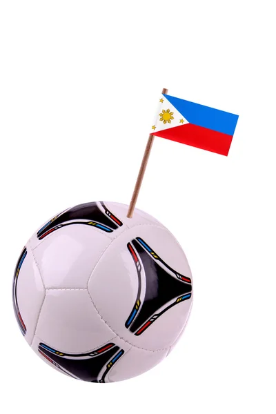 Fußball oder Fußball auf den Philippinen — Stockfoto