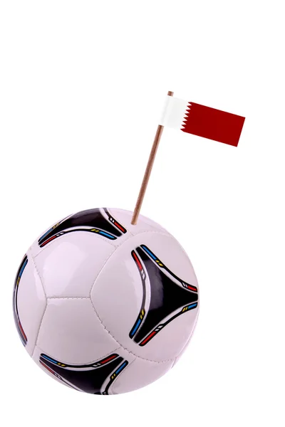 Soccerball eller fotboll i quatar — Stockfoto