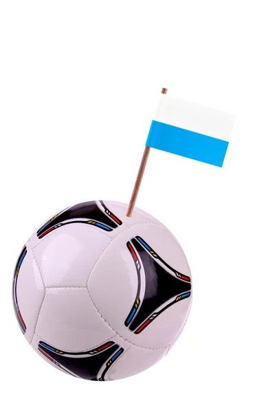 Soccerball of voetbal in san marino — Stockfoto