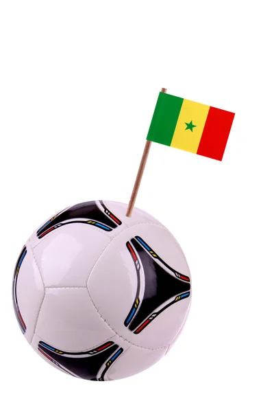 Skórzany lub piłki nożnej w Senegalu — Zdjęcie stockowe