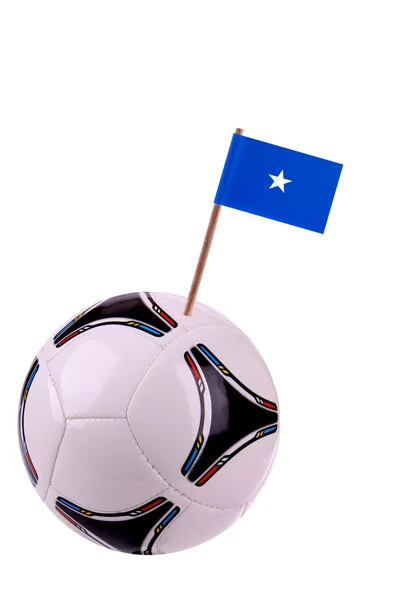 Soccerball of voetbal in Somalië — Stockfoto