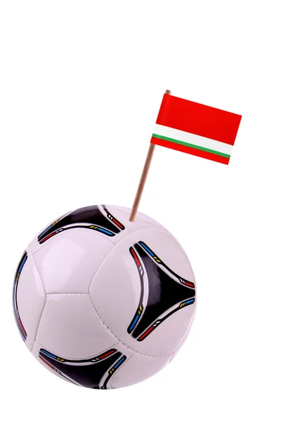 Soccerball of voetbal in Tadzjikistan — Stockfoto