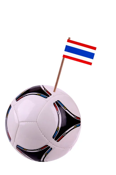 Soccerball of voetbal in thailand — Stockfoto