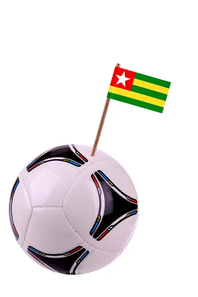 Soccerball or football in Togo — Stock Photo, Image