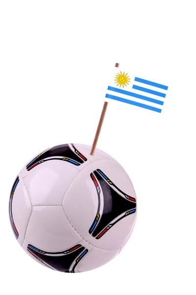 Soccerball of voetbal in uruguay — Stockfoto