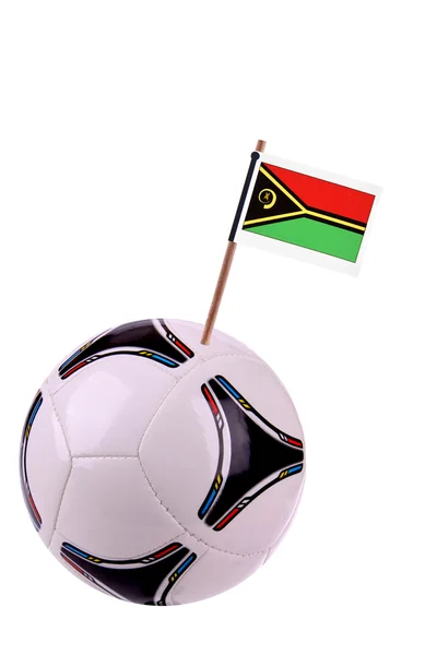 Soccerball of voetbal in vanuatu — Stockfoto