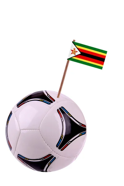 Soccerball nebo fotbalu v zimbabwe — Stock fotografie