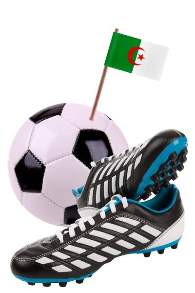 足球球或足球与国旗 — 图库照片