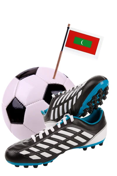 एक राष्ट्रीय ध्वज के साथ फुटबॉल गेंद या फुटबॉल — स्टॉक फ़ोटो, इमेज
