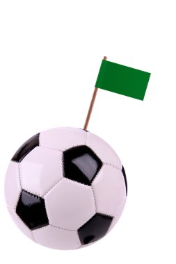 Soccerball or football in Libia clipart