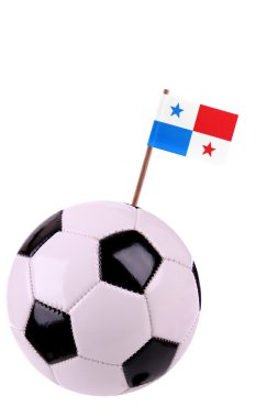 Soccerball or football in Panama clipart