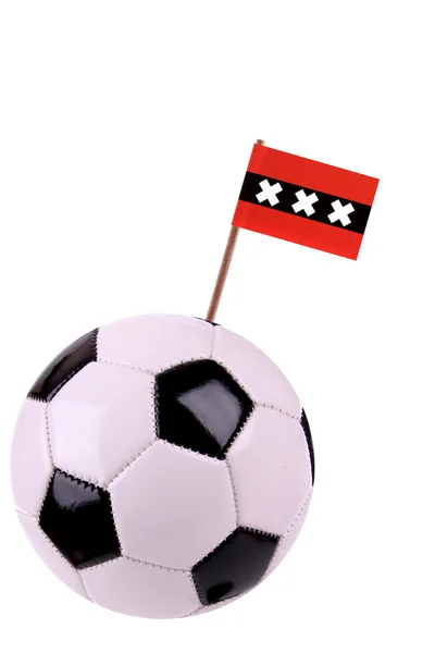Soccerball nebo fotbalu v Amsterdamu — Stock fotografie