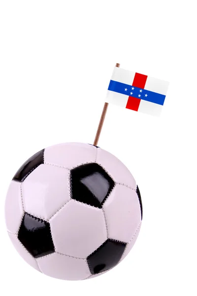 Skórzany lub piłki nożnej w Holenderskie — Zdjęcie stockowe