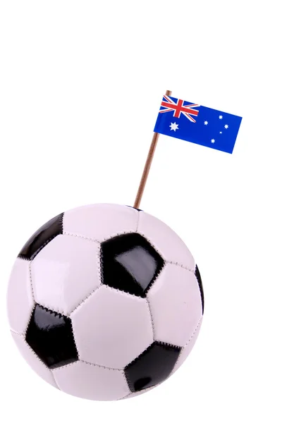 Soccerball またはオーストラリアのフットボール — ストック写真