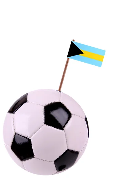 Soccerball of voetbal in Bahama 's — Stockfoto