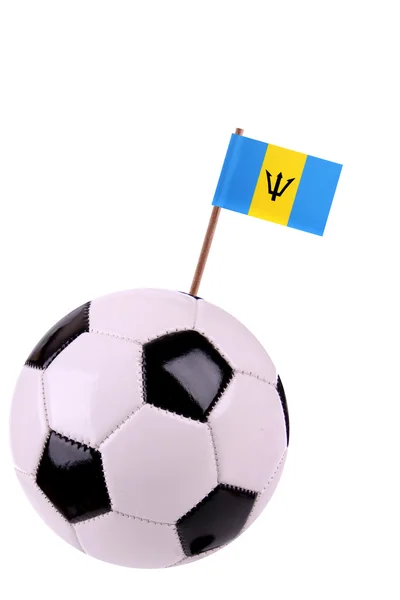 Soccerball nebo fotbalu v Barbadosu — Stock fotografie