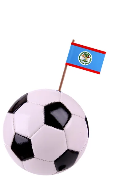 Soccerball or football in Belize — Stock Photo, Image