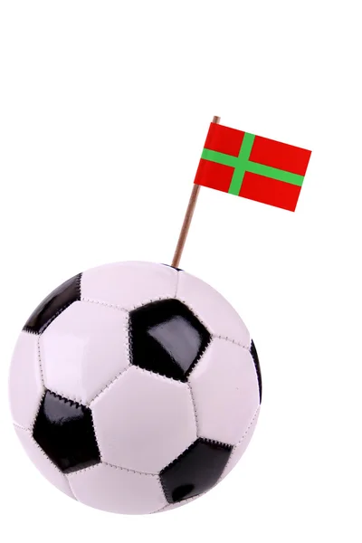 ボーンホルム島サッカーや Soccerball — ストック写真