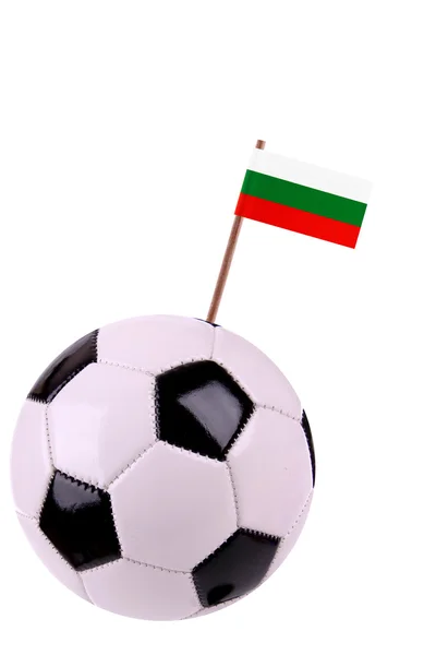 Skórzany lub piłki nożnej w Bułgarii — Zdjęcie stockowe