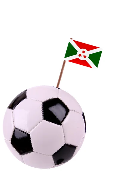 Soccerball of voetbal in burundi — Stockfoto