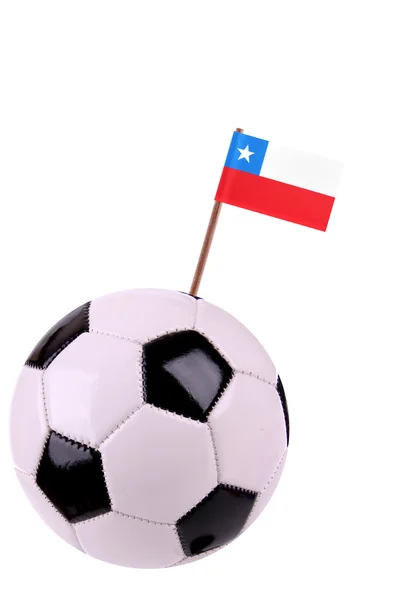 Soccerball or football in Chile — Stock Photo, Image