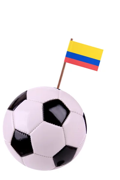 Soccerball of voetbal in colombia — Stockfoto