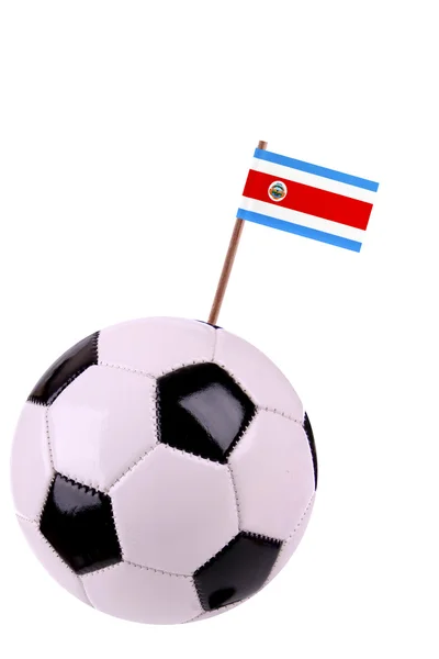 Skórzany lub piłki nożnej w Kostaryce — Zdjęcie stockowe