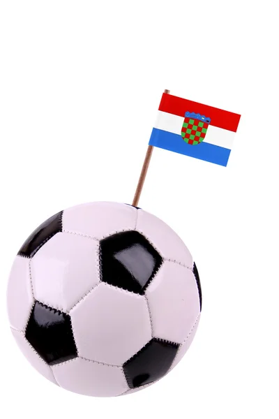 Soccerball of voetbal in Kroatië — Stockfoto