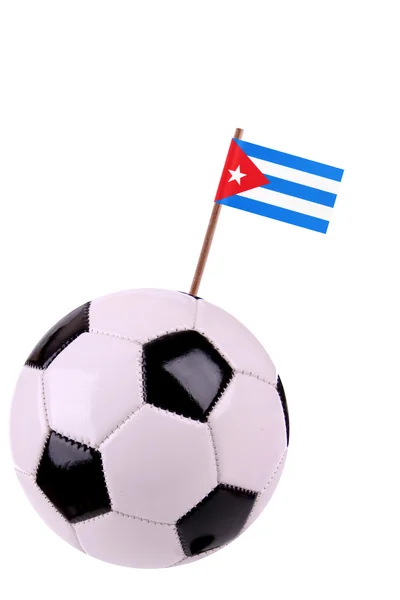Soccerball or football in Cuba — Stock Photo, Image