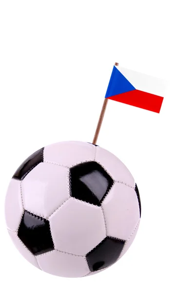 Soccerball of voetbal in Tsjechische Republiek — Stockfoto