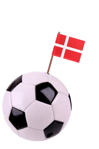 Fußball oder Fußball in Dänemark — Stockfoto