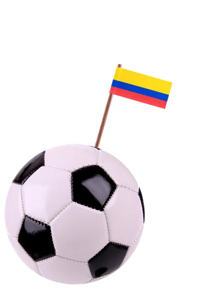 在Equador的足球或足球 — 图库照片