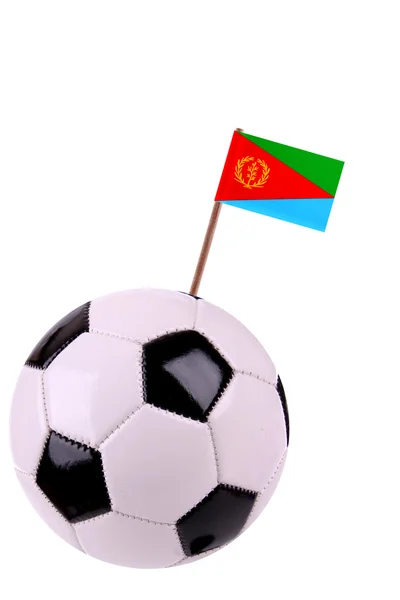 Skórzany lub piłki nożnej w Erytrei — Zdjęcie stockowe