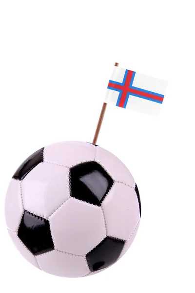 Fußball oder Fußball auf den Färöern — Stockfoto