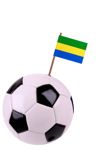 Soccerball or football in Gabon — Stock Photo, Image
