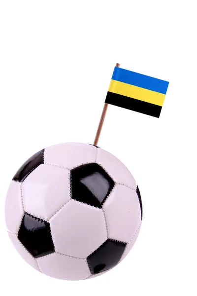 Soccerball of voetbal in gelderland — Stockfoto